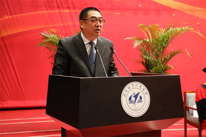 思路決定出路，想法決定干法--科達(dá)潔能董事長邊程出席北航2017-2018學(xué)年研究生畢業(yè)典禮